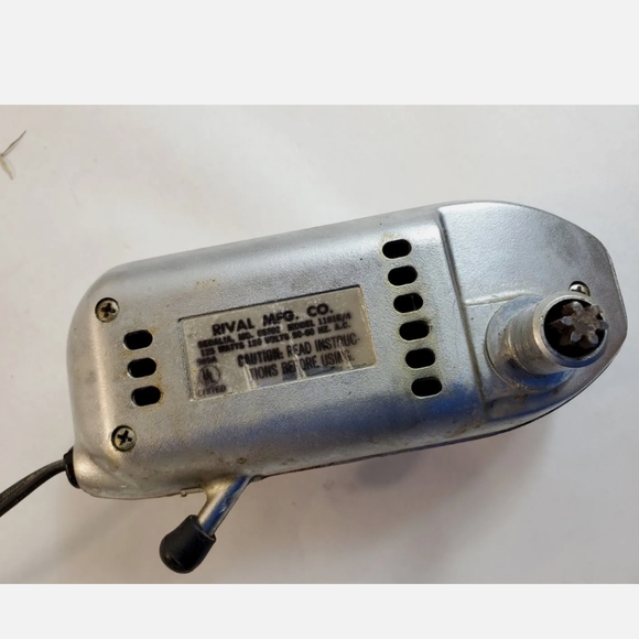 rival Kitchen Vintage Rival Silver Electric Food Slicer Poshmark